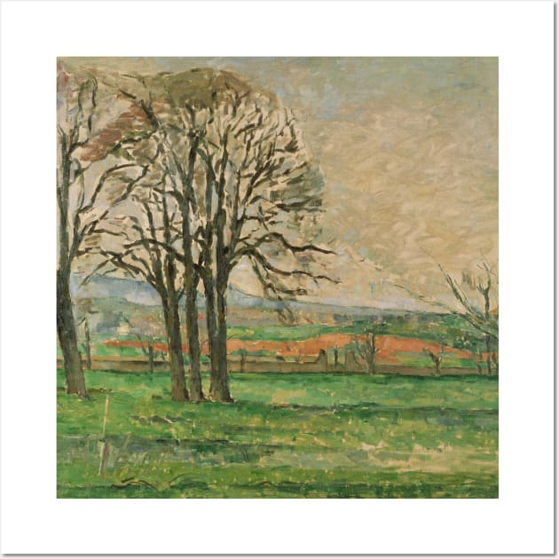 The Bare Trees at Jas de Bouffan by Paul Cezanne Wall Art by Classic Art Stall